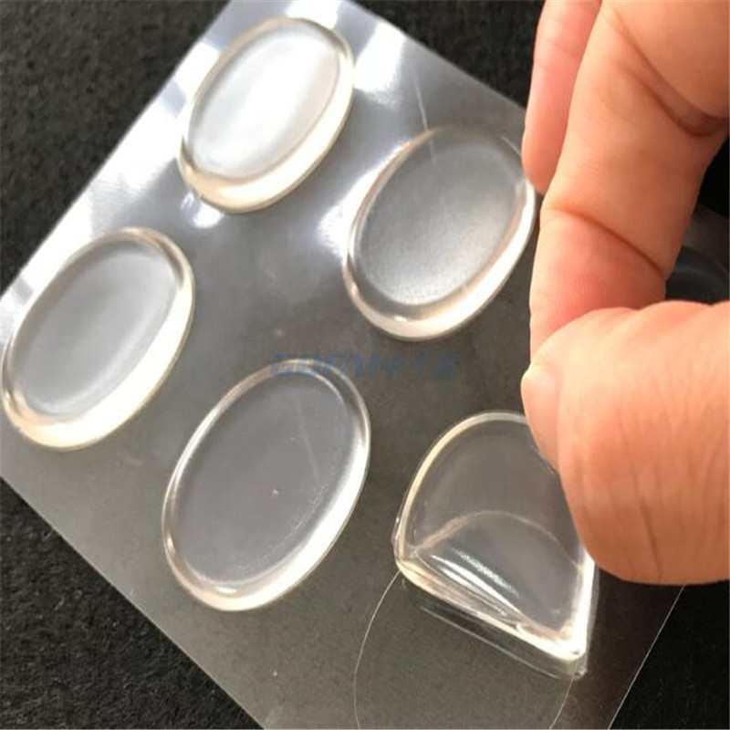 Adhesivo de almohadillas de gel de silicona sin rastro