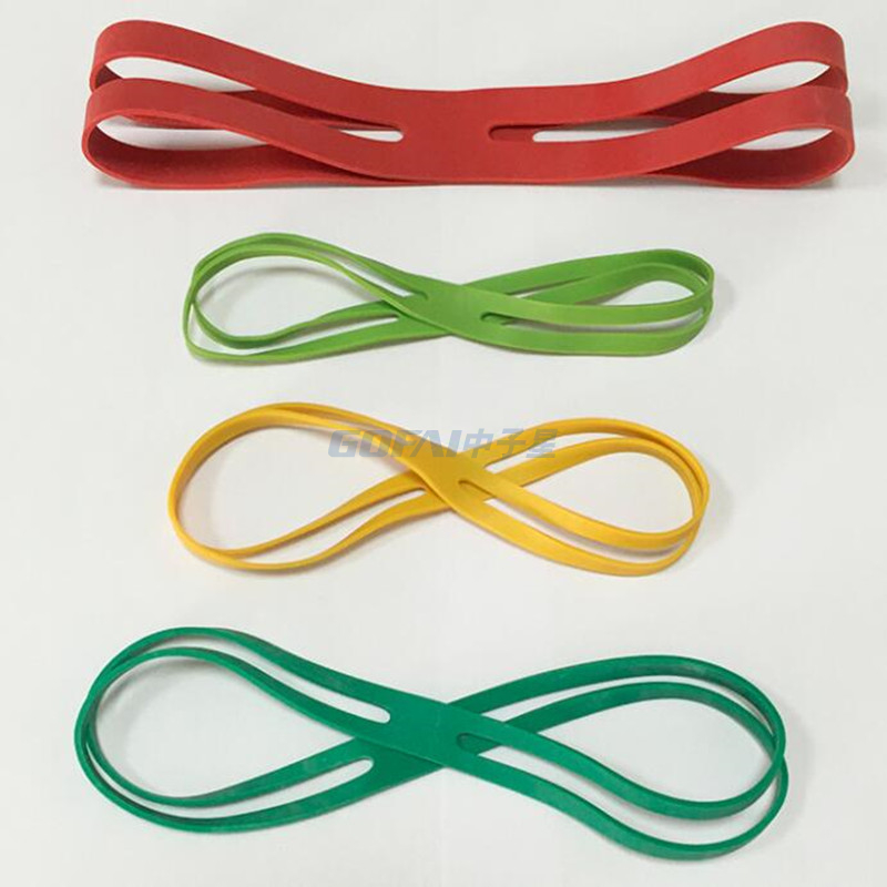 H Shape Silicone Rubber Band Wrap Office Regalo al por mayor Silicone H Cross Band Wrap Office Regalo
