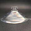 Copa de succión de ventana transparente de PVC transparente súper fuerte de 63 mm con cabeza de champiñón