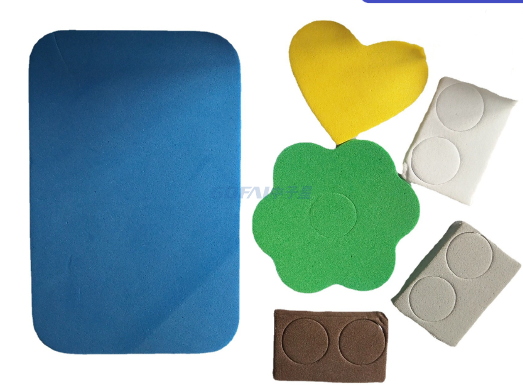 Pies de almohadillas autoadhesivas de espuma EVA coloridos personalizados