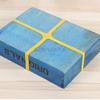 Banda elástica de caucho de silicona con forma de cruz XH de caucho natural con logotipo personalizado para embalaje de libro de regalo