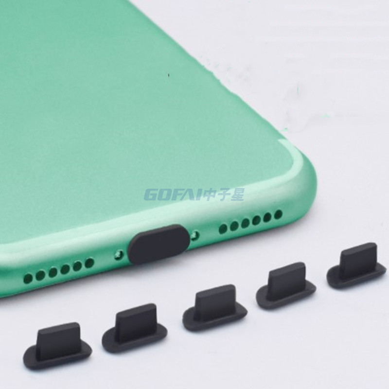 Accesorios telefónicos de Metal Dust Plug Puerto de carga Jack de auriculares 3.5 para Xiaomi Samsung S8 S9 Micro Tipo C para iPhone X 8 7 Plus 6