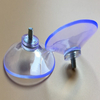 Vacuum de silicona mini transparente Vacuum Copa de succión de doble cara para vidrio