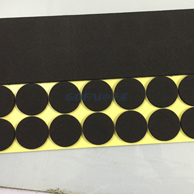 Junta de sello de caucho de silicona delgada redonda adhesiva de alta calidad 3M